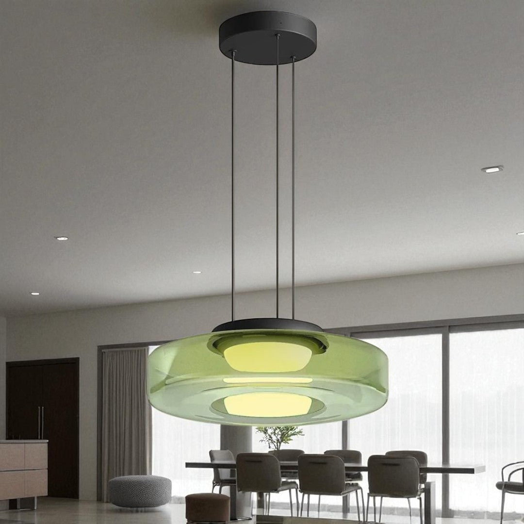 Dekoracyjna Lampa Wisząca Szklana | Styl Bauhaus