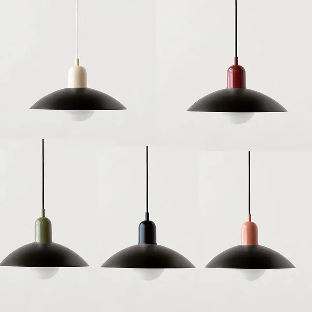 Lampa Wisząca Bauhaus Z Kloszem Typu Kopuła