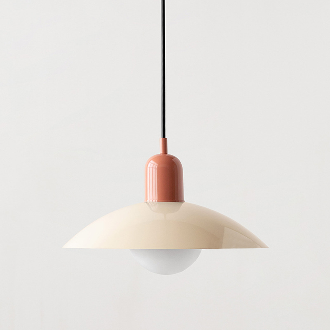 Lampa Wisząca Bauhaus Z Kloszem Typu Kopuła