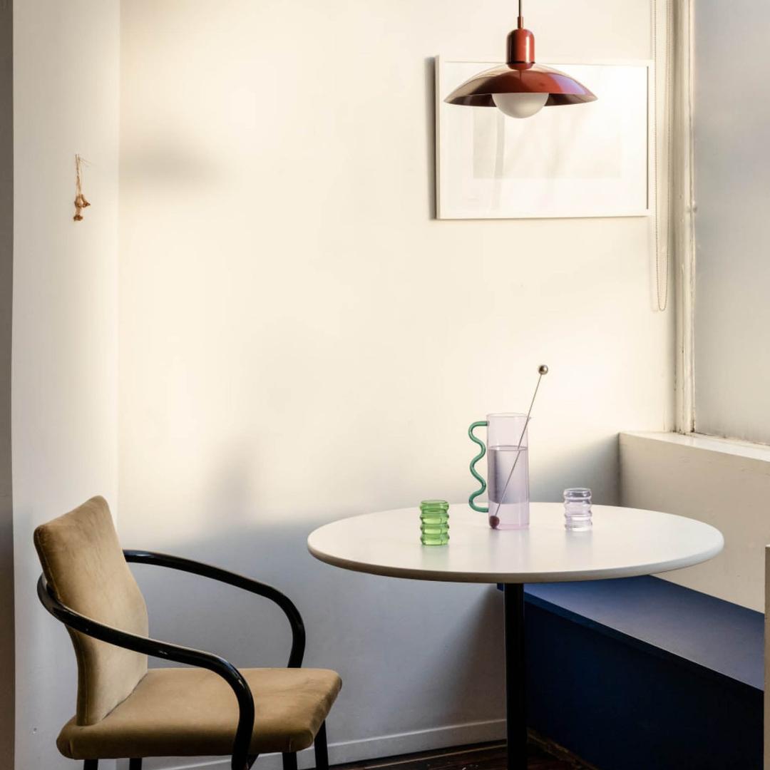 Lampa Wisząca Bauhaus Z Kloszem Typu Kopuła