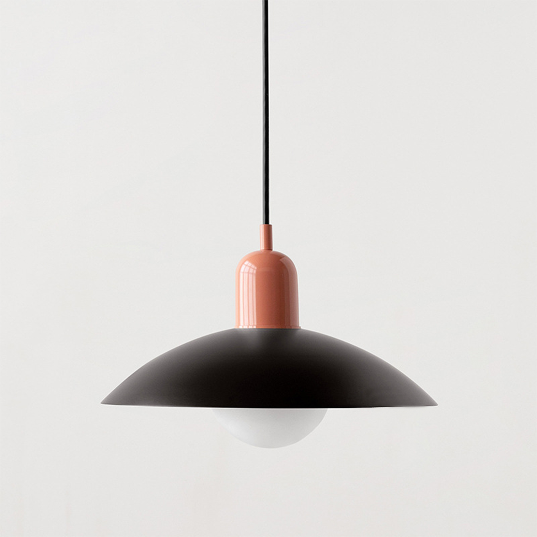 Lampa Wisząca Bauhaus Z Kloszem Typu Kopuła