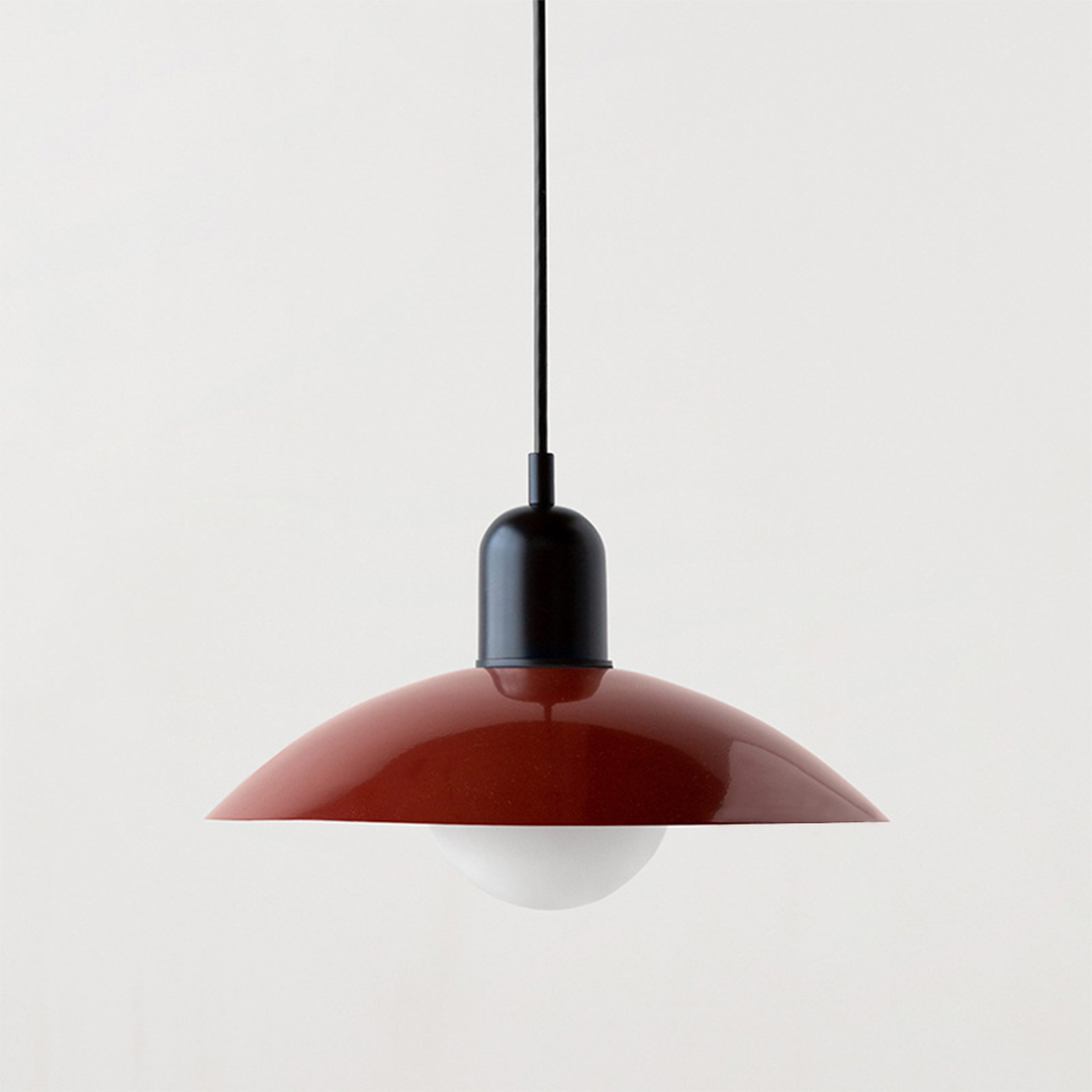 Lampa Wisząca Bauhaus Z Kloszem Typu Kopuła