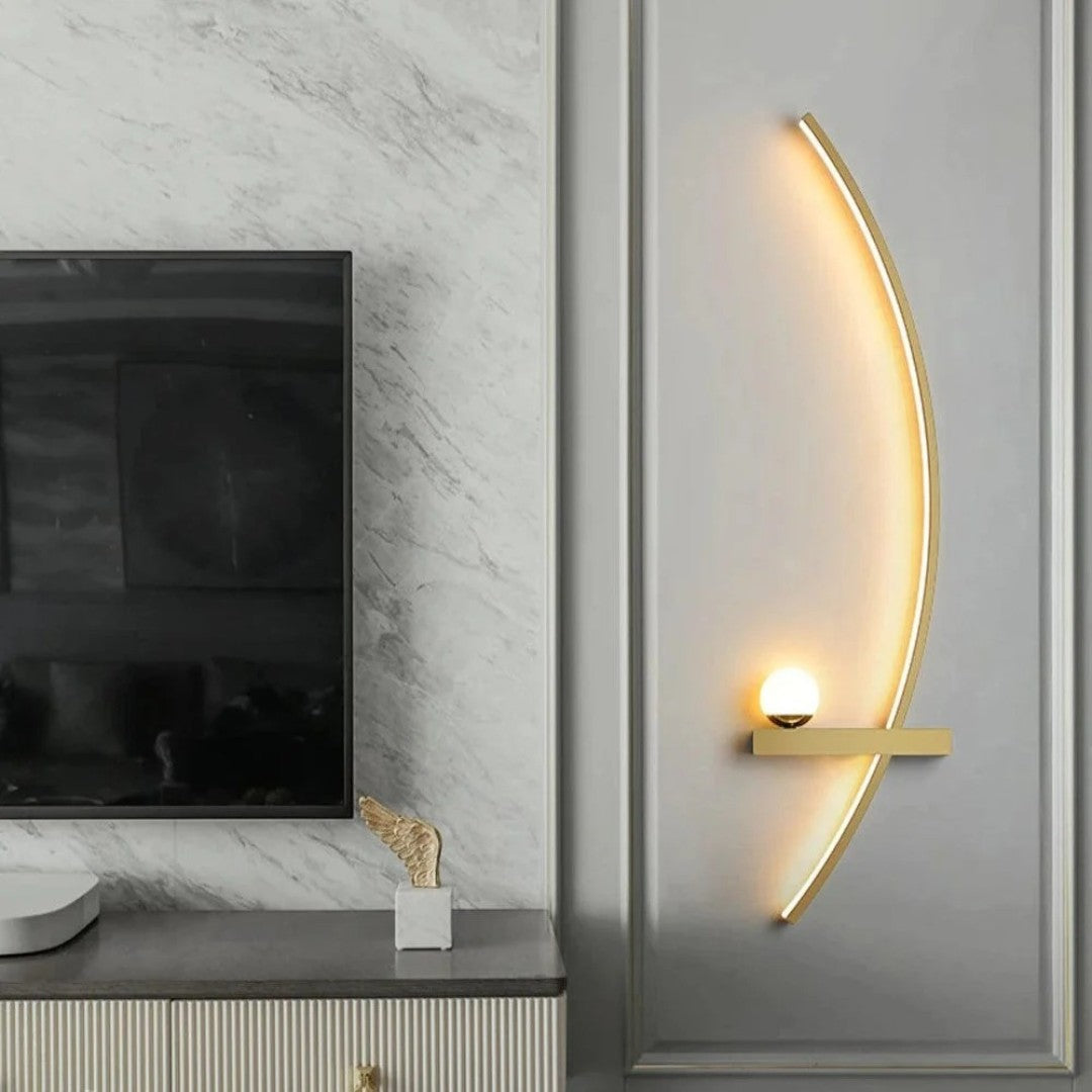 Zakrywiona Lampa Ścienna LED | Ścienna