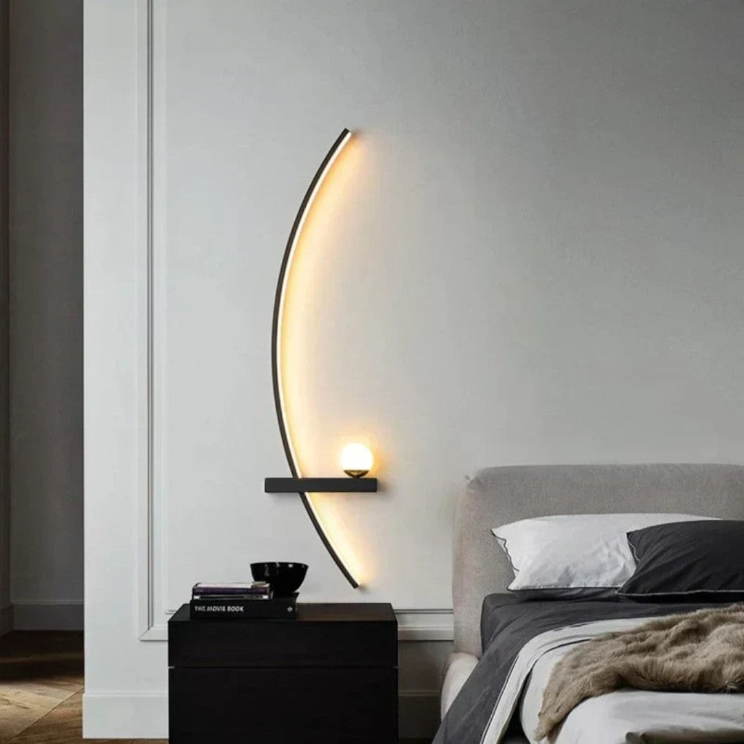 Zakrywiona Lampa Ścienna LED | Ścienna