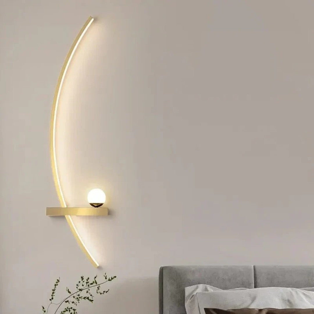 Zakrywiona Lampa Ścienna LED | Ścienna