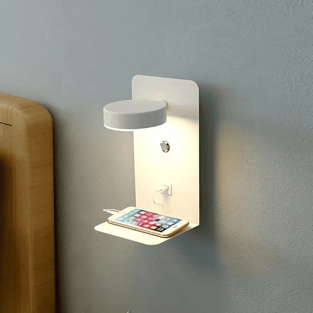 Nowoczesna Lampa Nocna Ścienna | Przy Łóżku