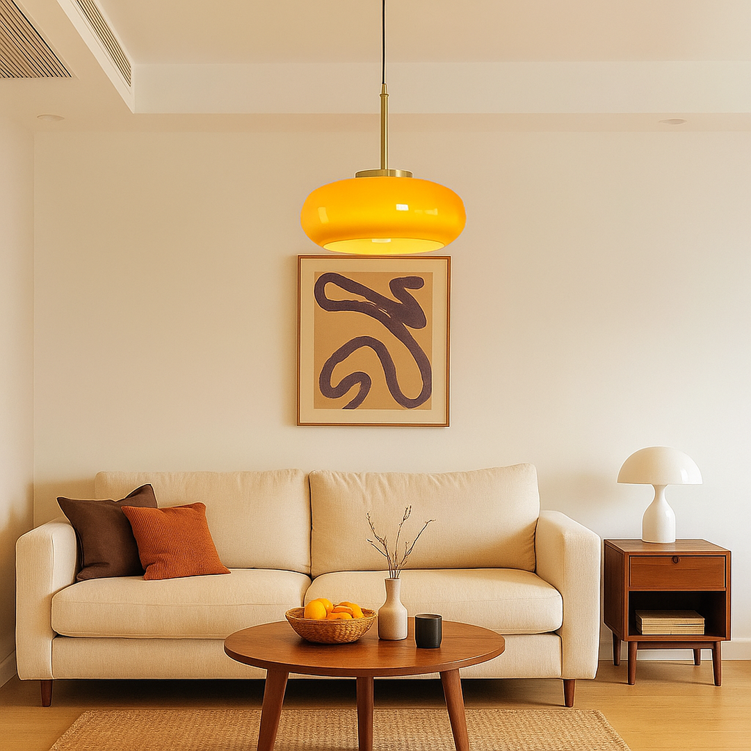 Nowoczesna Lampa Sufitowa LED | Styl Skandynawski