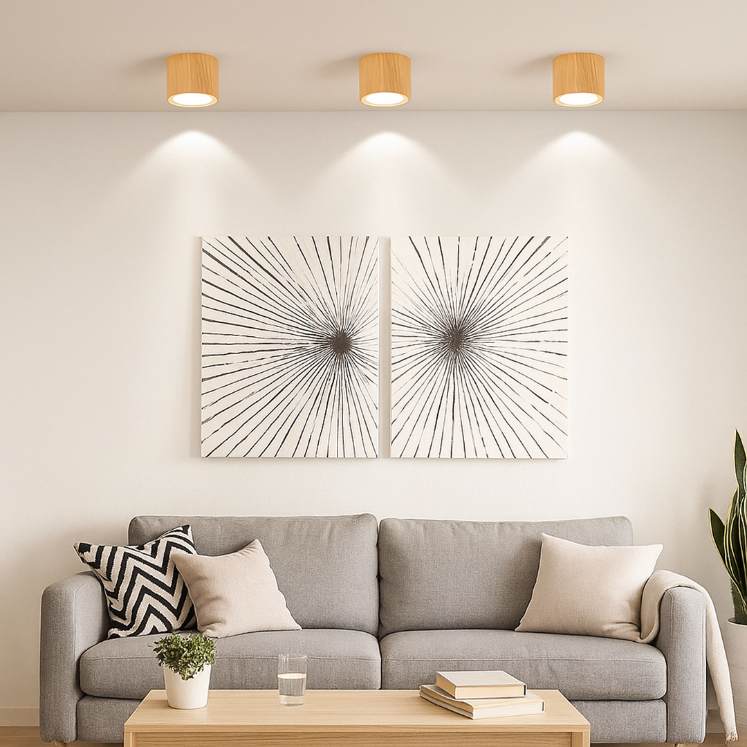 Nordycka Lampa Sufitowa LED | Reflektor Cylinder