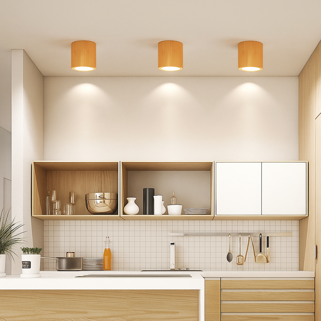 Nordycka Lampa Sufitowa LED | Reflektor Cylinder