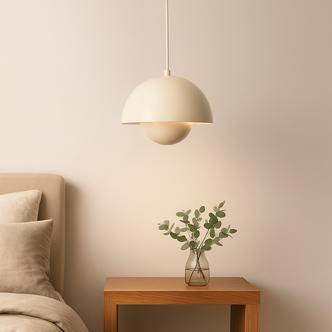 Duńska Lampa Wisząca | Kwiatowa Głowa Design