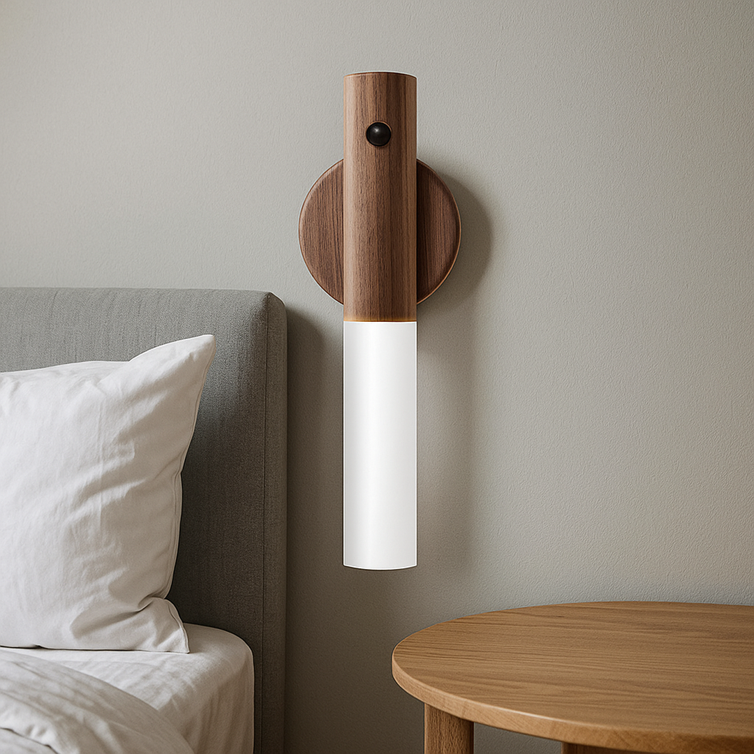 Lampa LED z czujnikiem ruchu | Ładowana lampa ścienna lub stołowa