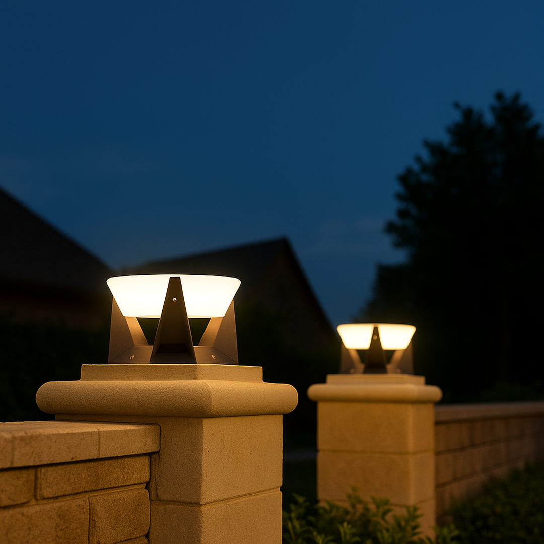 Lampa solarna zewnętrzna | Bezprzewodowa lampa na energię słoneczną