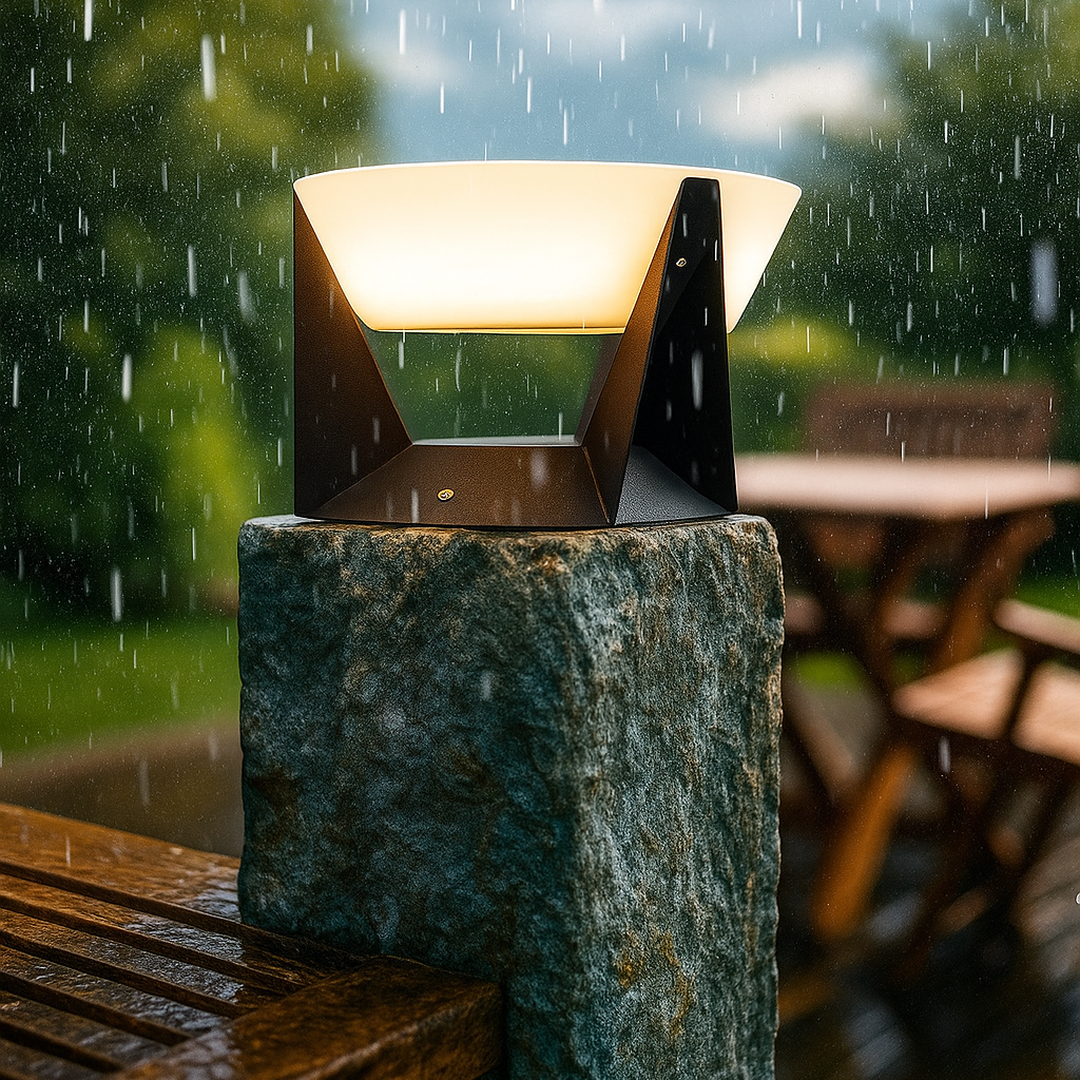 Lampa solarna zewnętrzna | Bezprzewodowa lampa na energię słoneczną