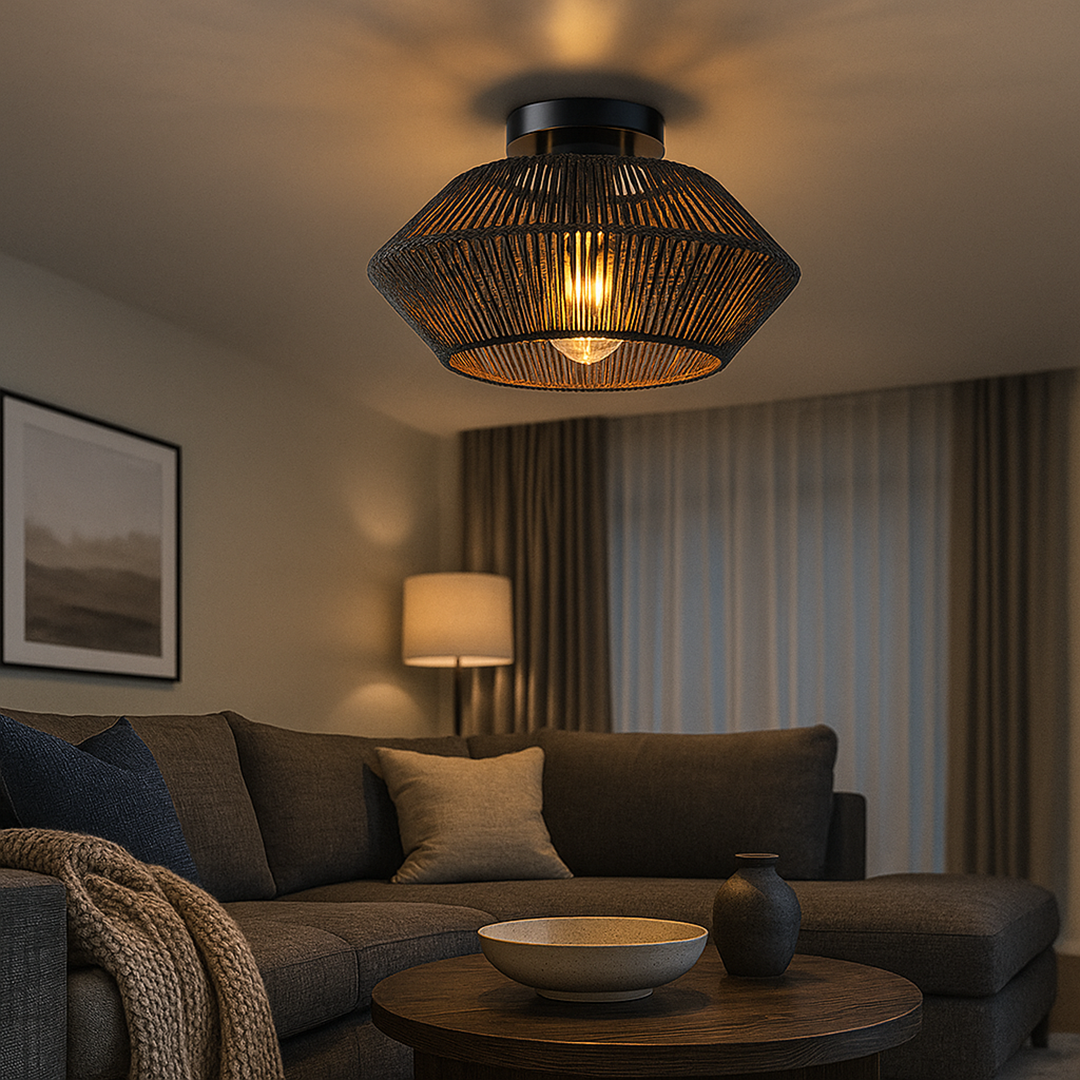 Lampa sufitowa do salonu | Artystyczny wzór