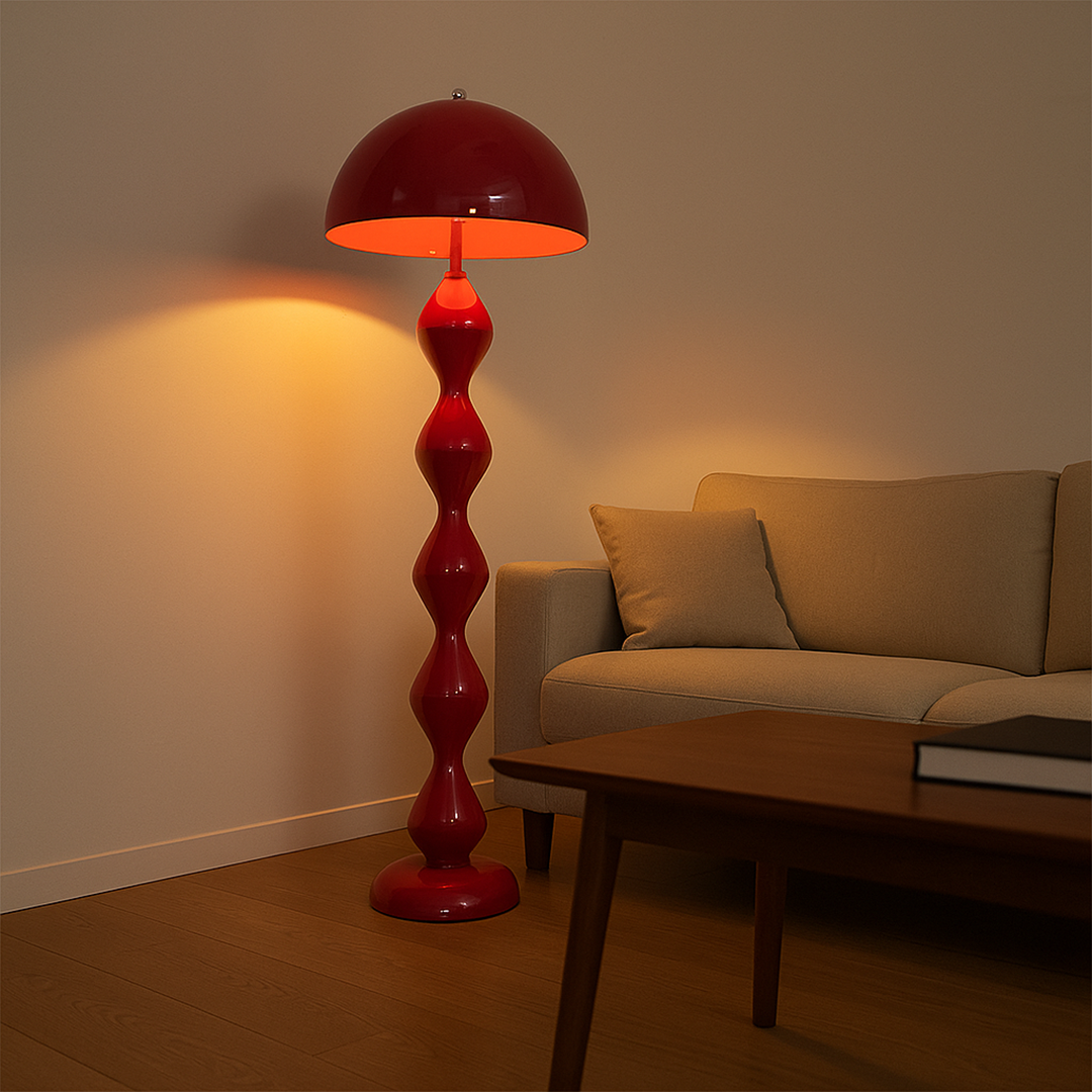 Nowoczesna smukła lampa podłogowa | Styl skandynawski do wnętrz