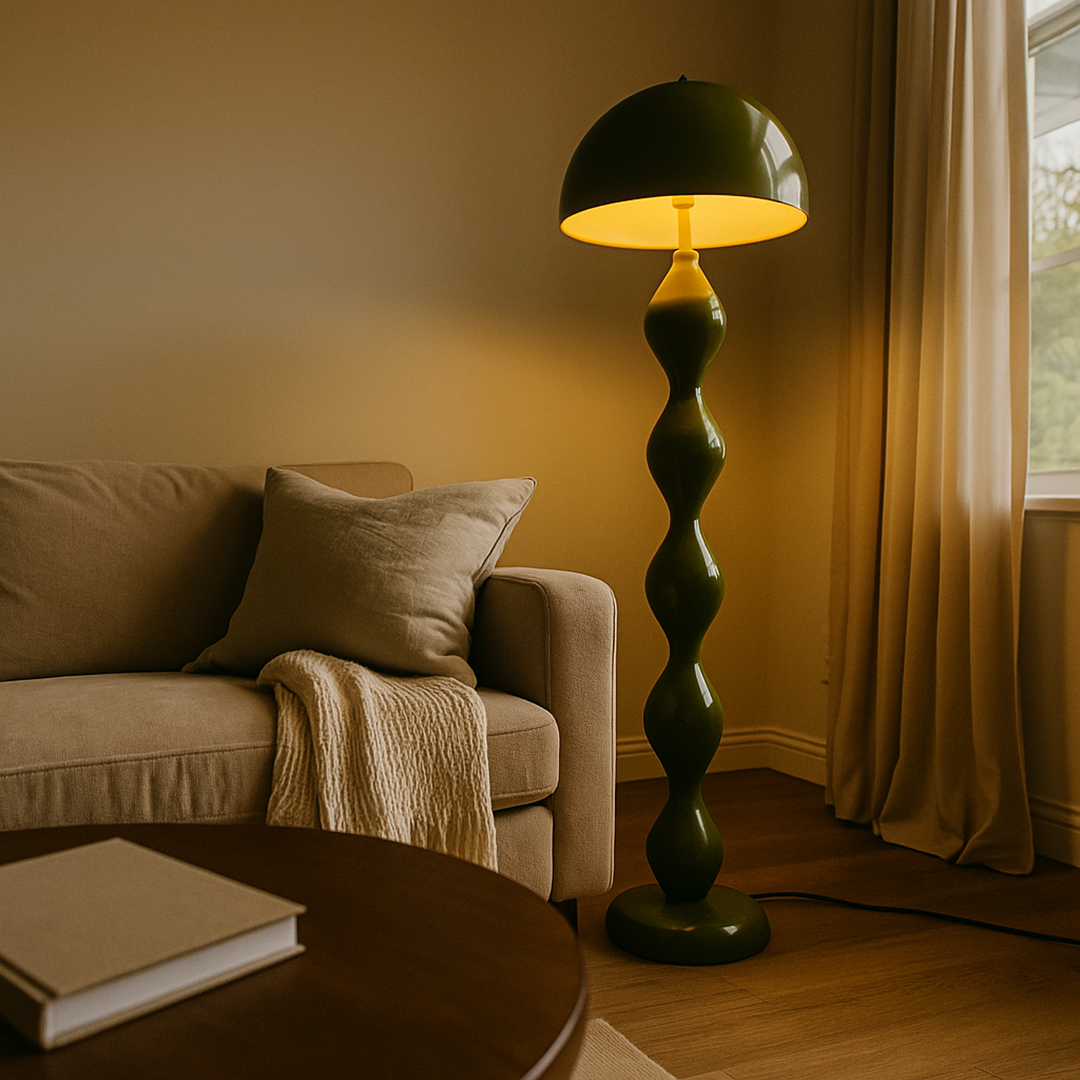 Nowoczesna smukła lampa podłogowa | Styl skandynawski do wnętrz