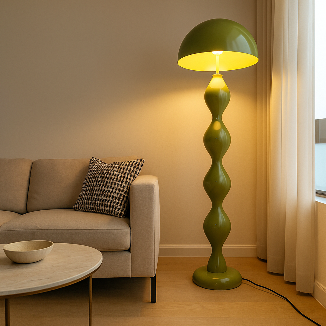 Nowoczesna smukła lampa podłogowa | Styl skandynawski do wnętrz