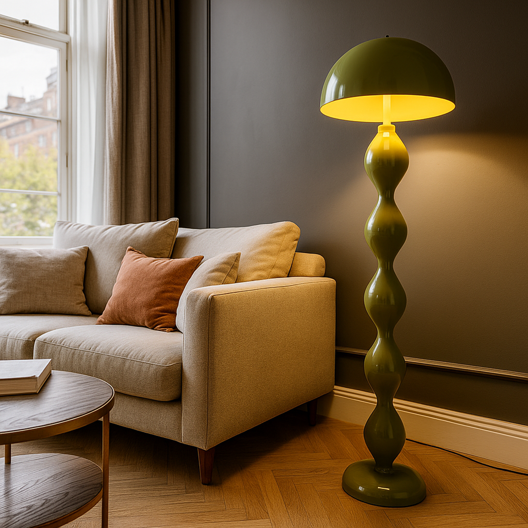 Nowoczesna smukła lampa podłogowa | Styl skandynawski do wnętrz