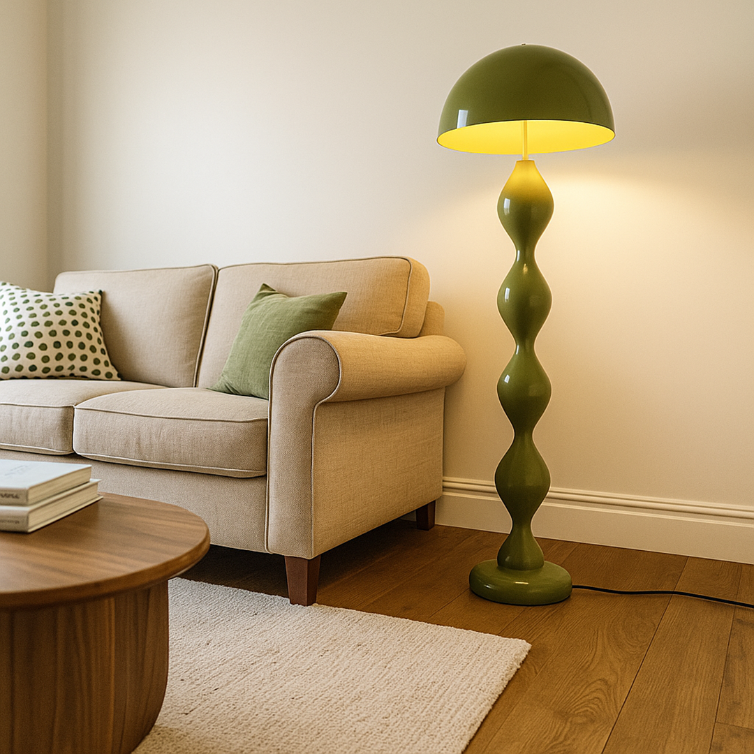 Nowoczesna smukła lampa podłogowa | Styl skandynawski do wnętrz