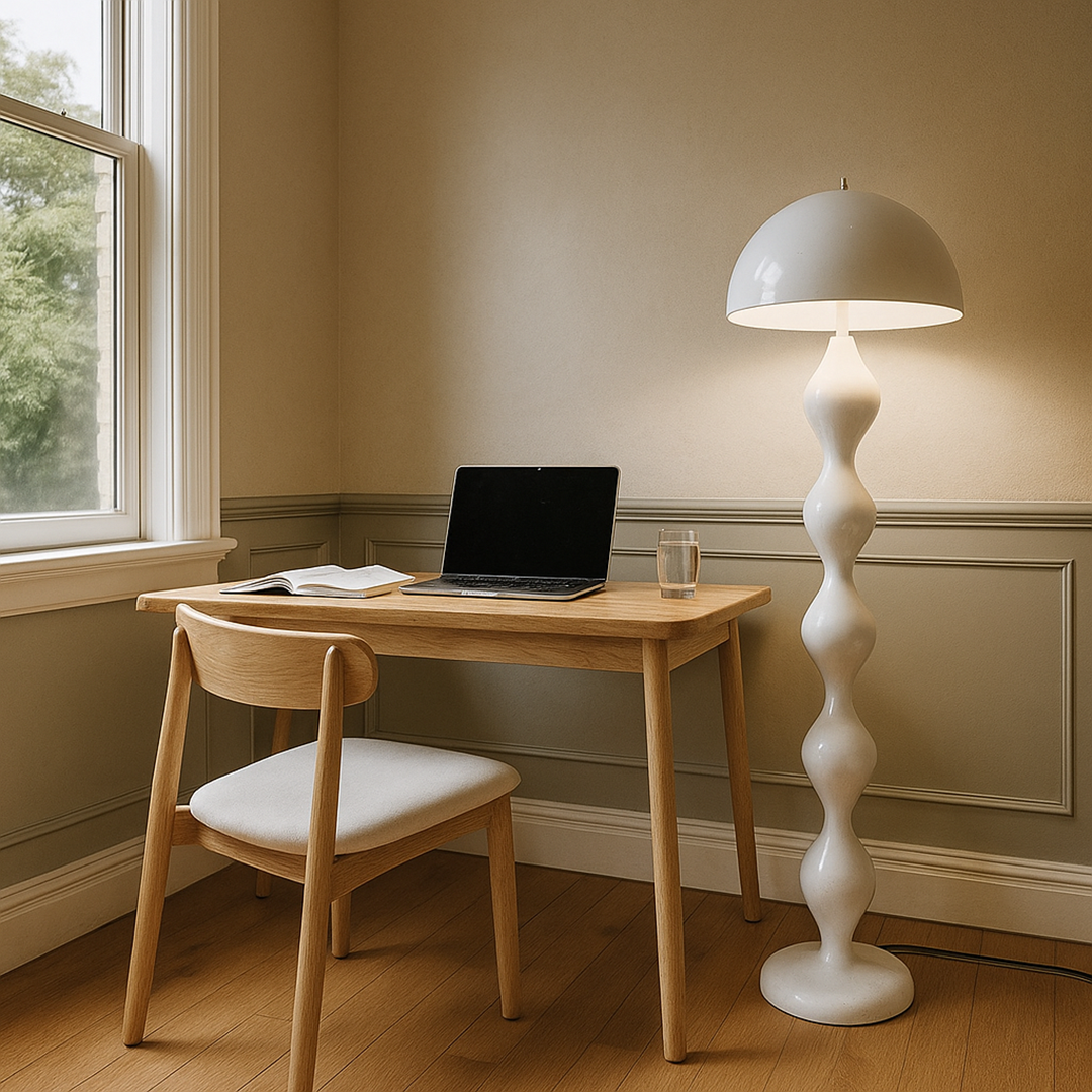 Nowoczesna smukła lampa podłogowa | Styl skandynawski do wnętrz