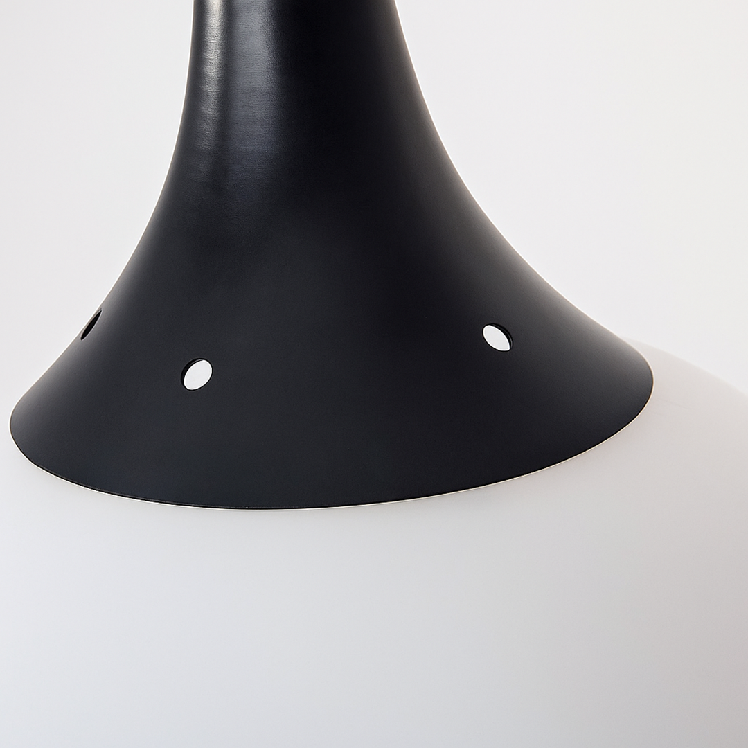 Metalowa Lampa Sufitowa | Szkło