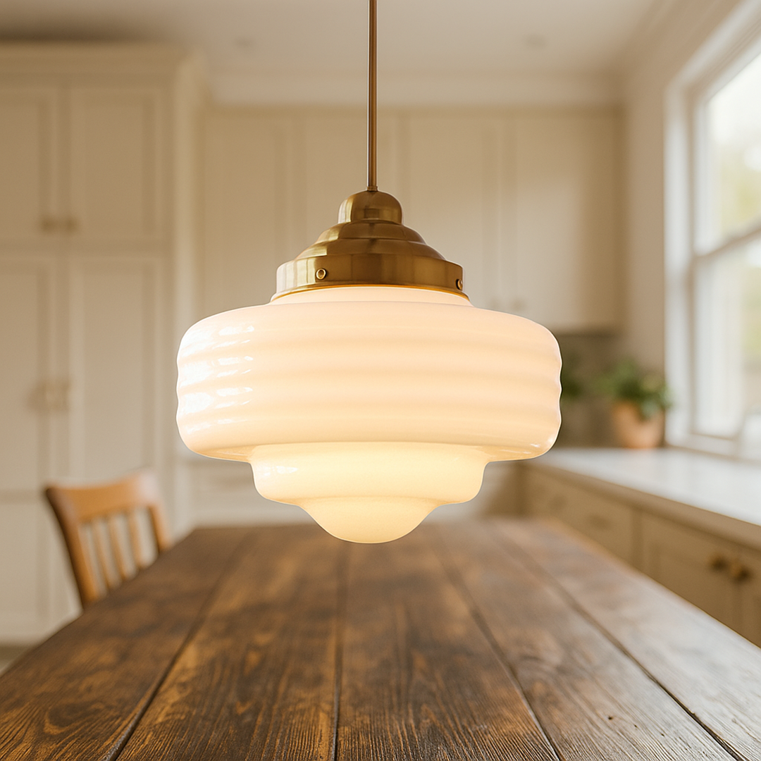 Lampa Wisząca Z Ręcznym Detalem | Szkło