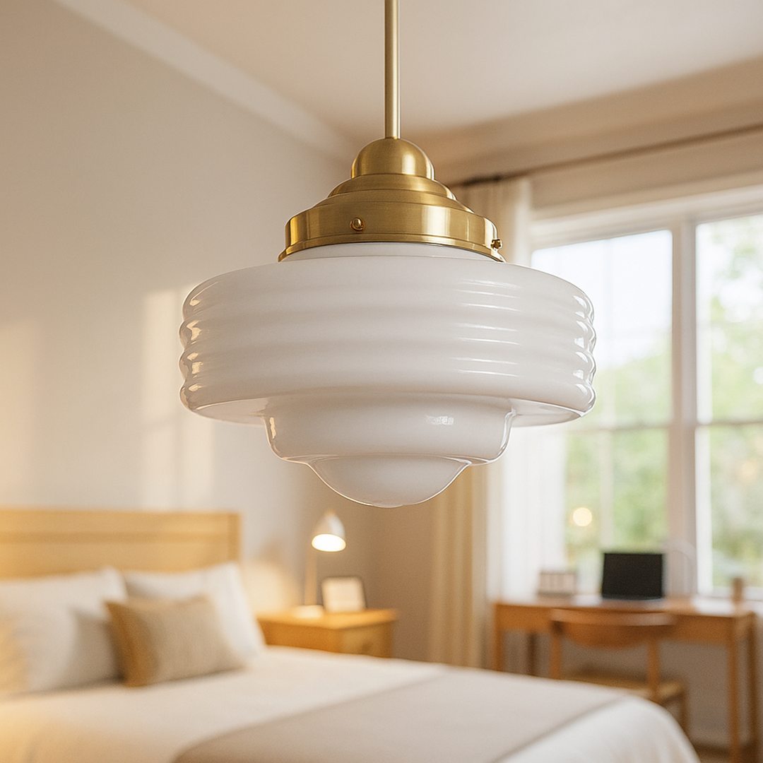 Lampa Wisząca Z Ręcznym Detalem | Szkło