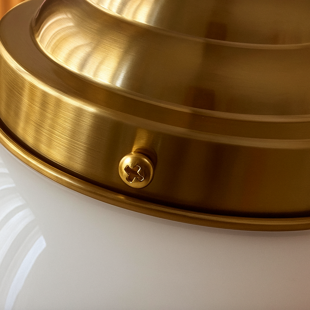 Lampa Wisząca Z Ręcznym Detalem | Szkło