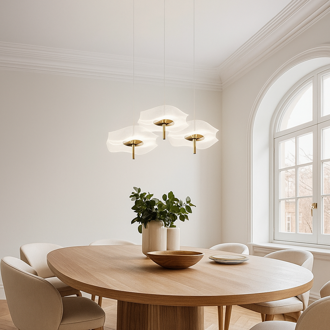 Nordycka Lampa Wisząca LED | Jadalnia