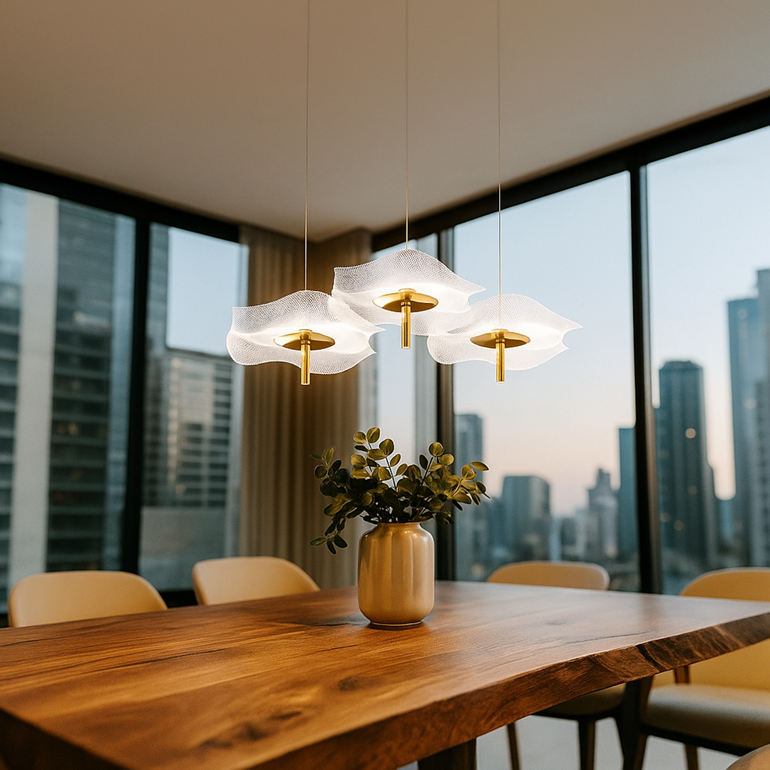 Nordycka Lampa Wisząca LED | Jadalnia