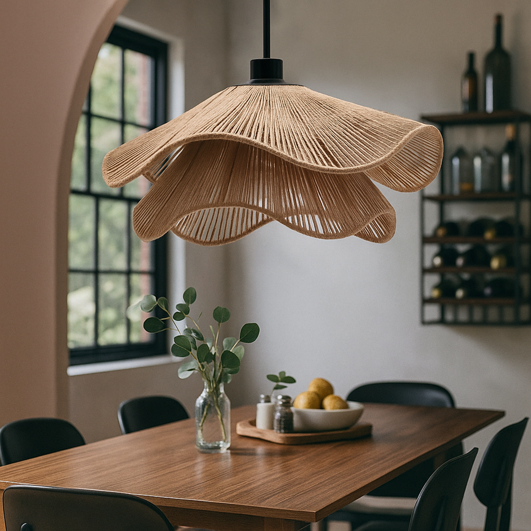 Jutowa Lampa Sufitowa | Artystyczny Design