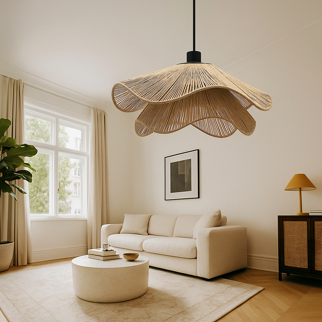 Jutowa Lampa Sufitowa | Artystyczny Design