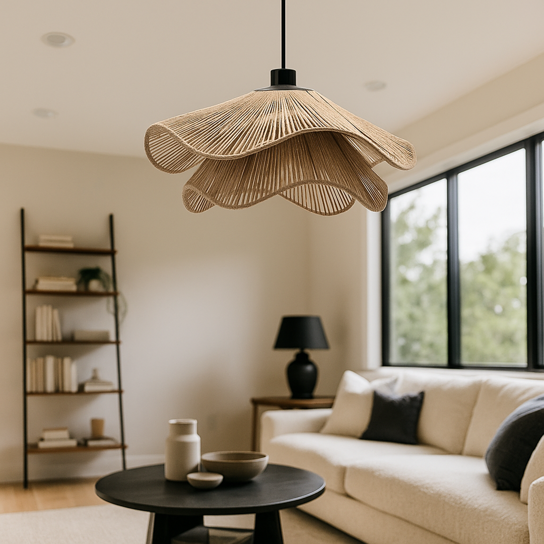 Jutowa Lampa Sufitowa | Artystyczny Design