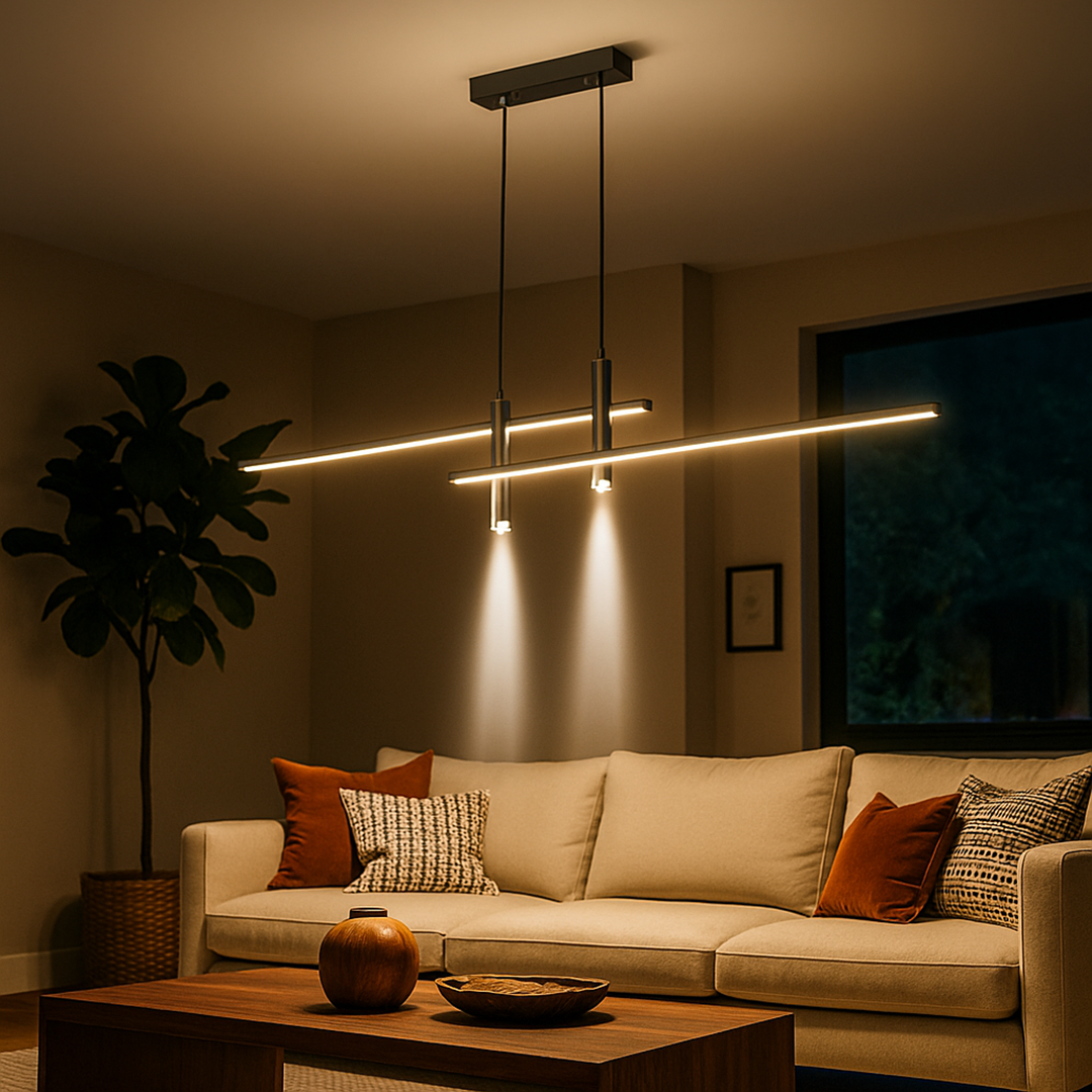 Lampa Wisząca Do Jadalni | Metal