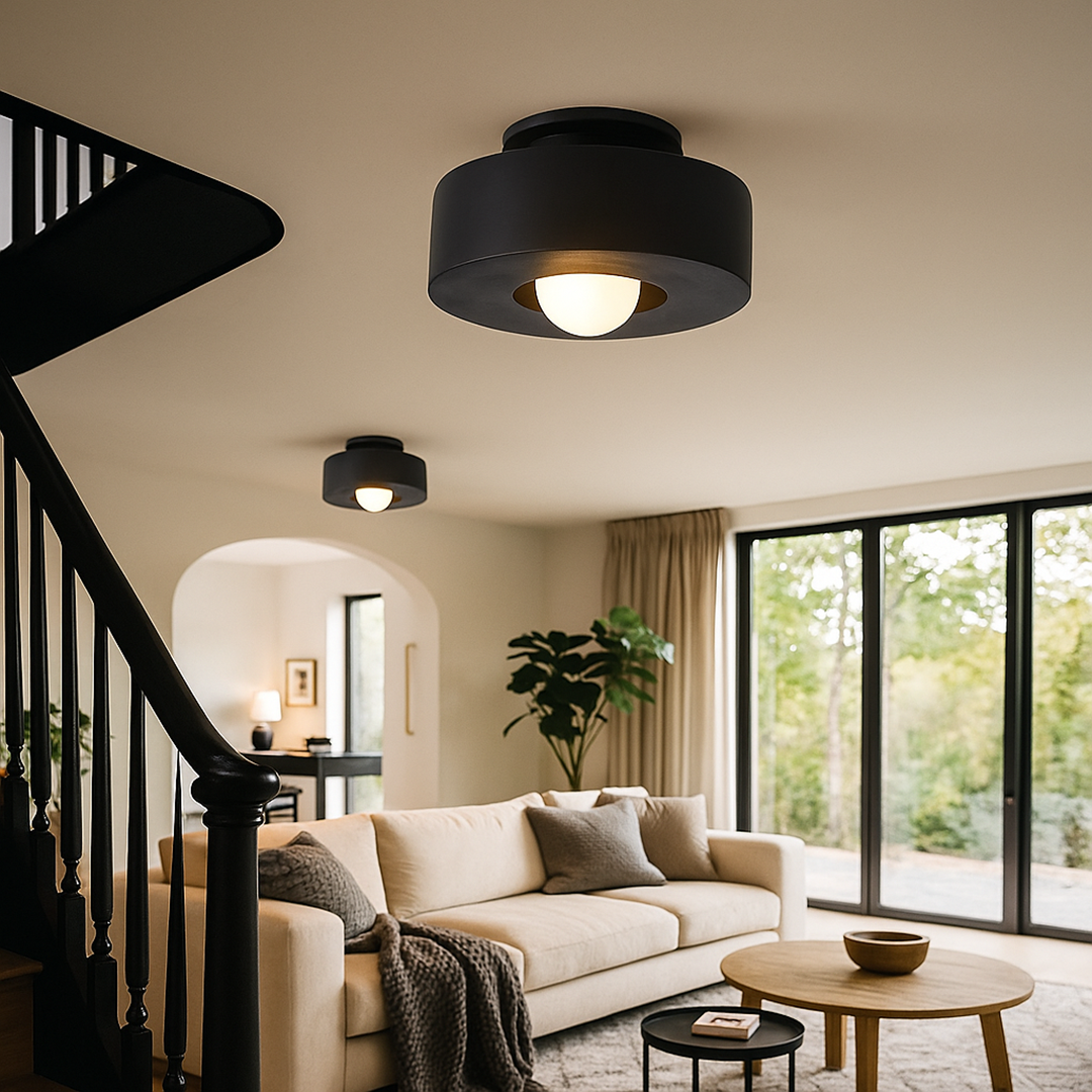 Żywiczna Lampa Sufitowa Do Sypialni | Nowoczesna