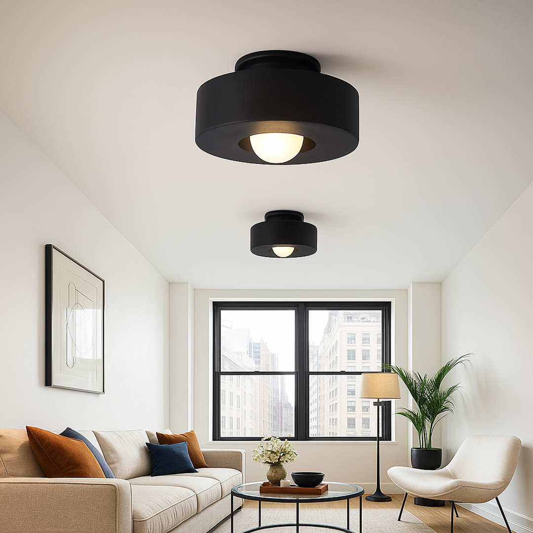 Żywiczna Lampa Sufitowa Do Sypialni | Nowoczesna