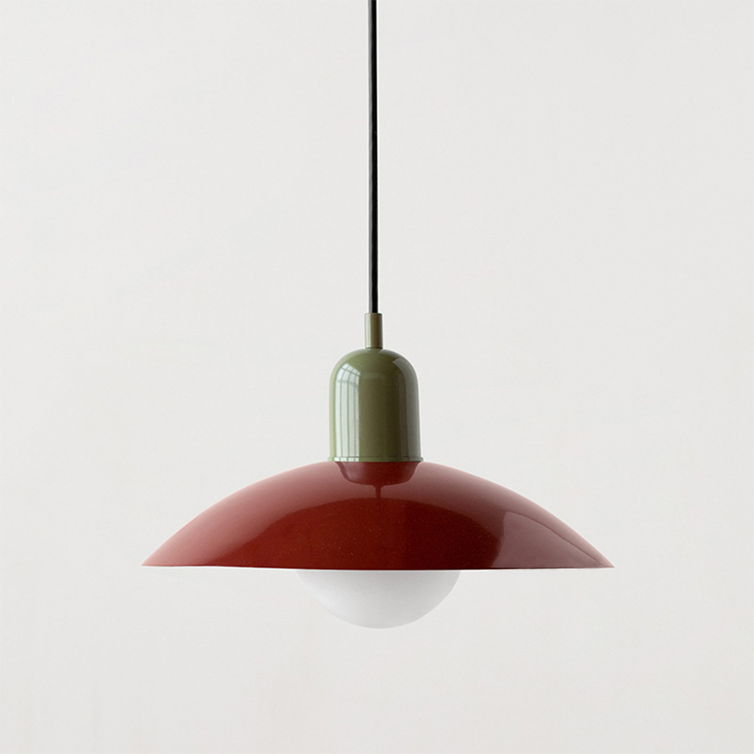 Lampa Wisząca Bauhaus Z Kloszem Typu Kopuła