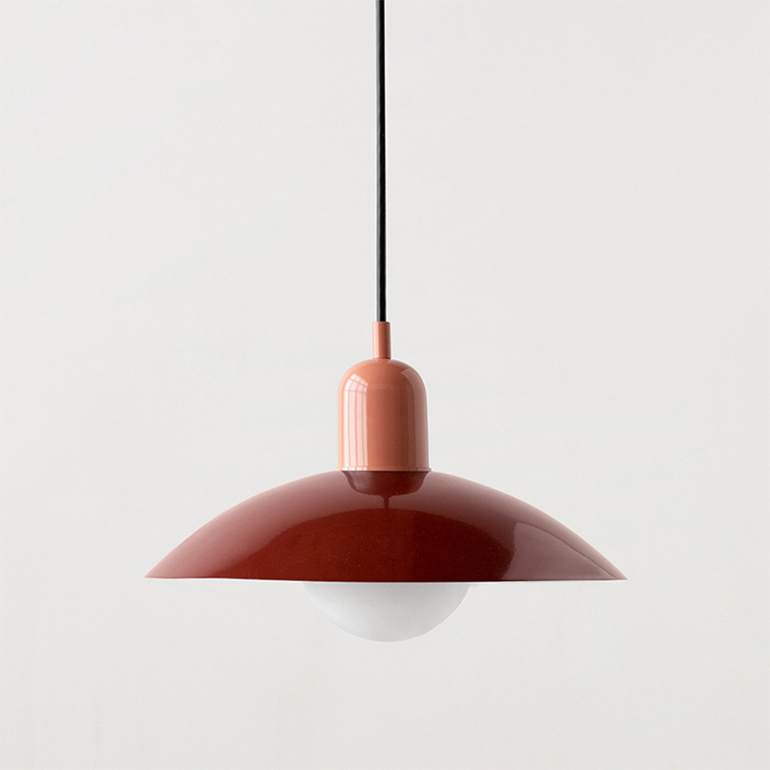 Lampa Wisząca Bauhaus Z Kloszem Typu Kopuła
