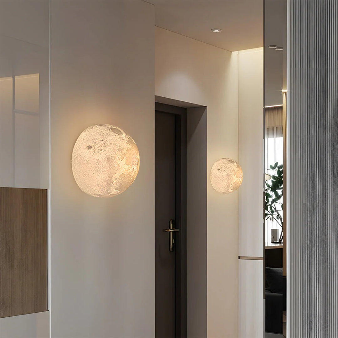 Nowoczesna lampa ścienna Moon