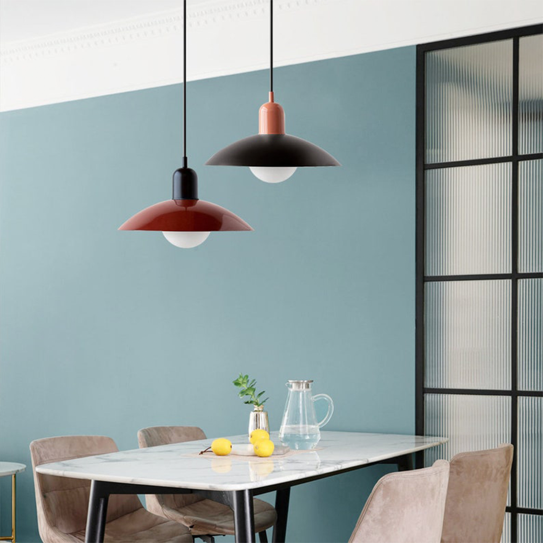 Lampa Wisząca Bauhaus Z Kloszem Typu Kopuła