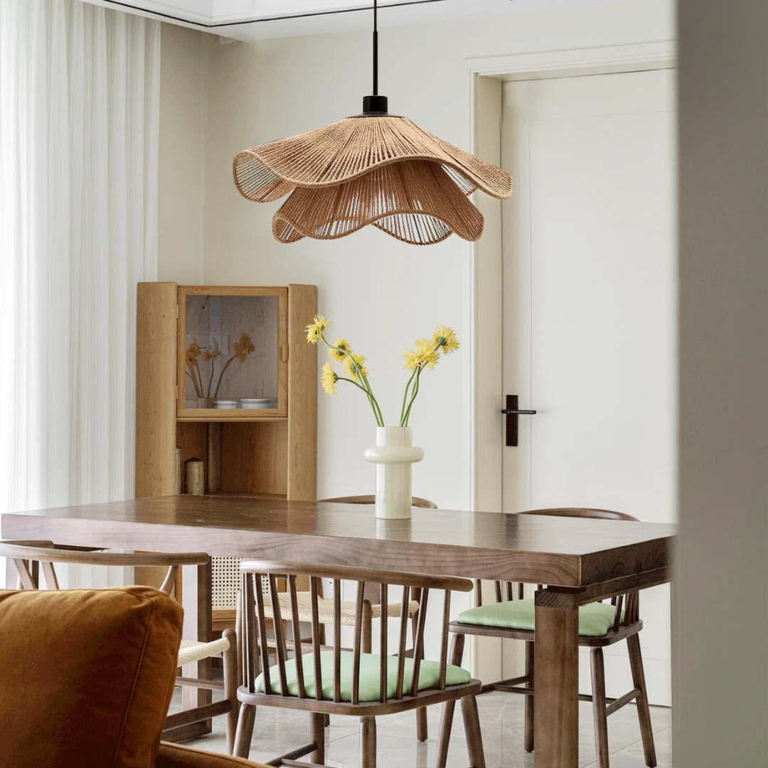 Jutowa Lampa Sufitowa | Artystyczny Design