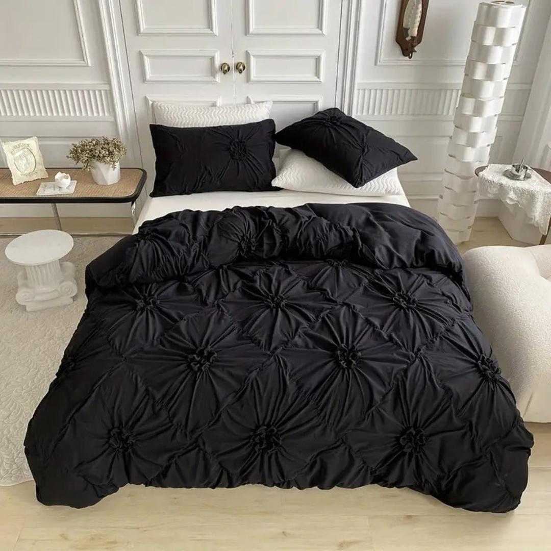 Komplet Pościeli Ruffle Flower Quilt | Zamek Błyskawiczny