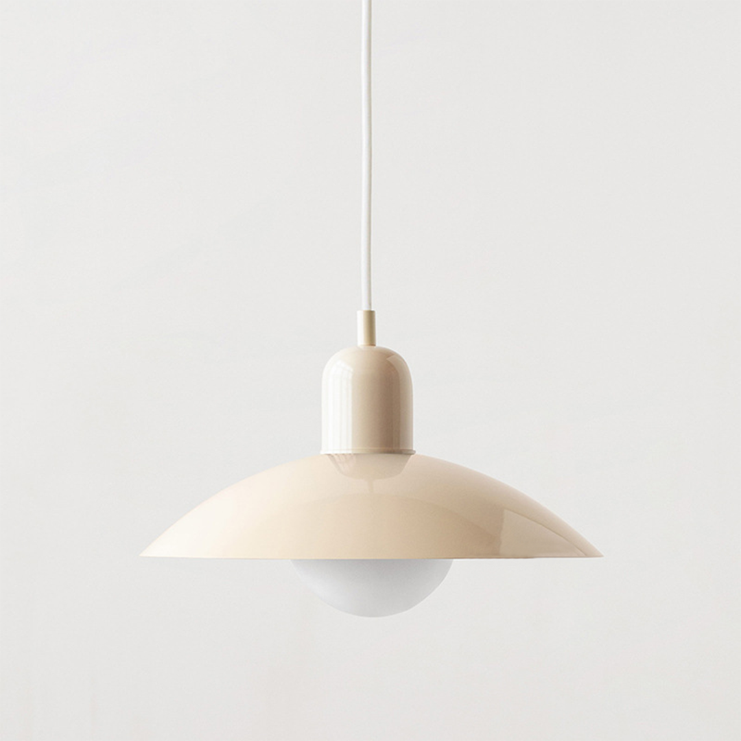 Lampa Wisząca Bauhaus Z Kloszem Typu Kopuła
