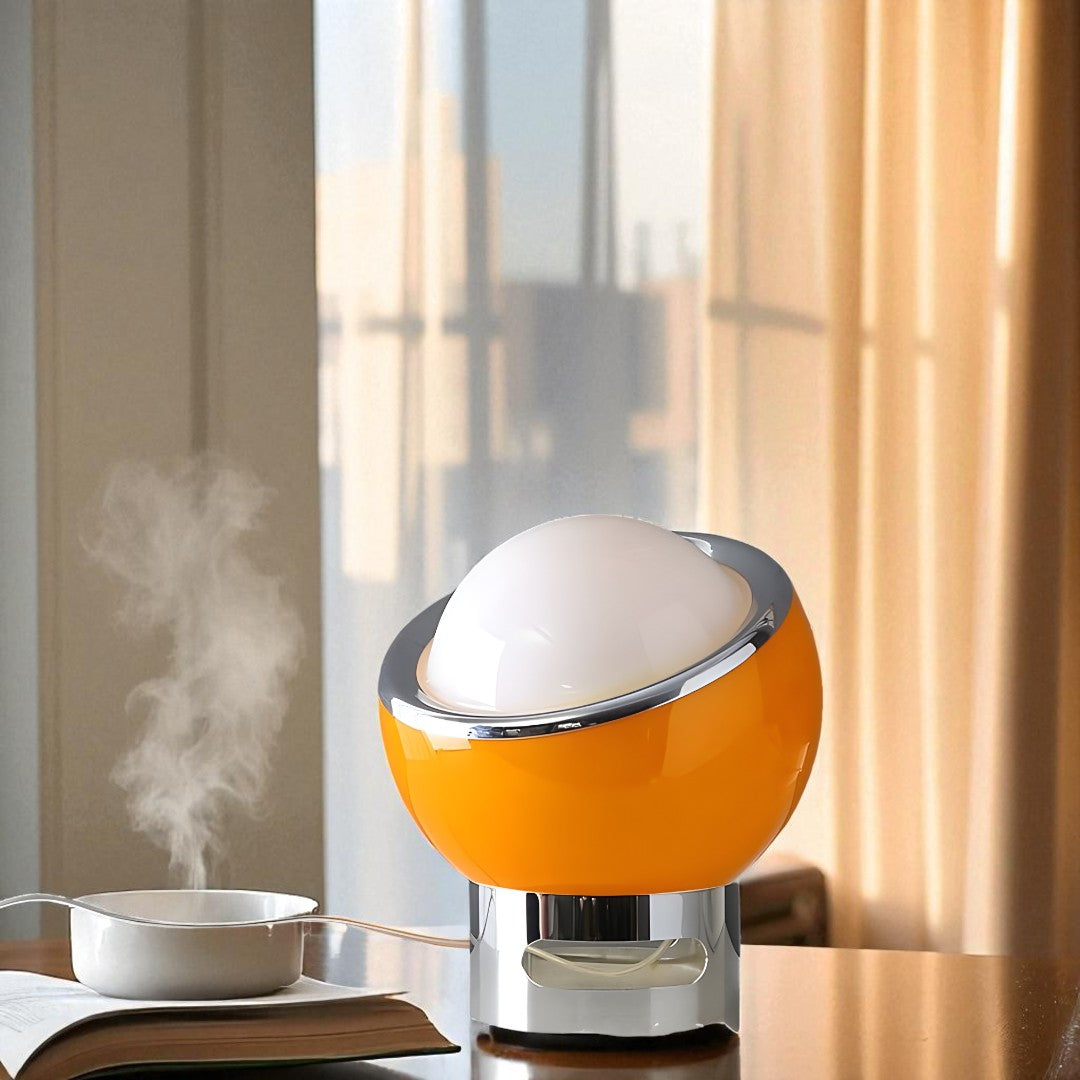 Francuska Lampa Stołowa Opalowa | Styl Bauhaus