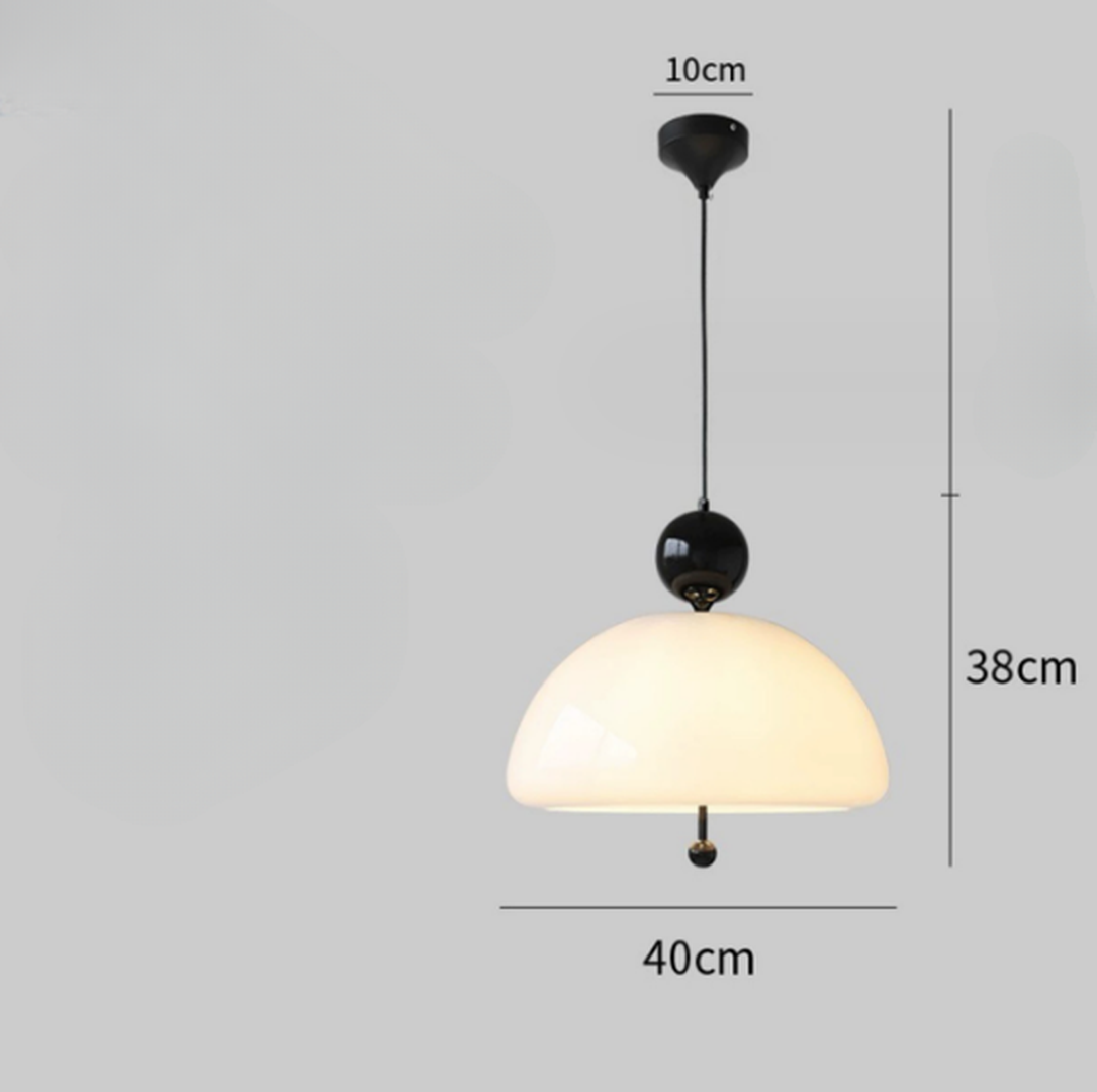 Francuska Lampa Wisząca Retro W Stylu Vintage