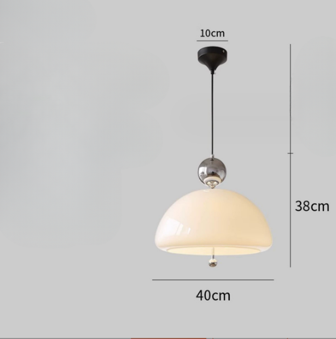 Francuska Lampa Wisząca Retro W Stylu Vintage