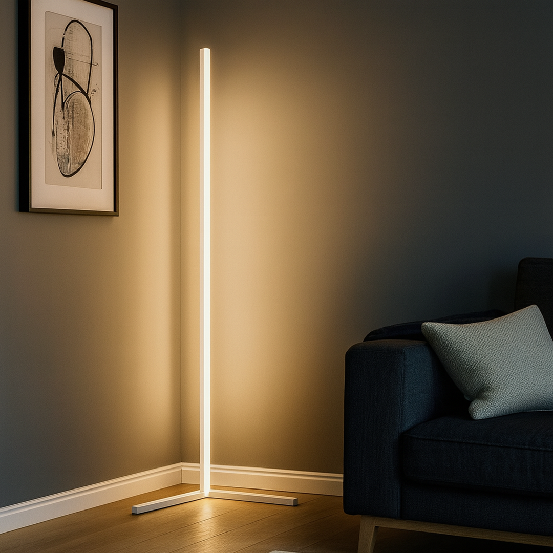 Narożna Lampa Podłogowa | Nowoczesna
