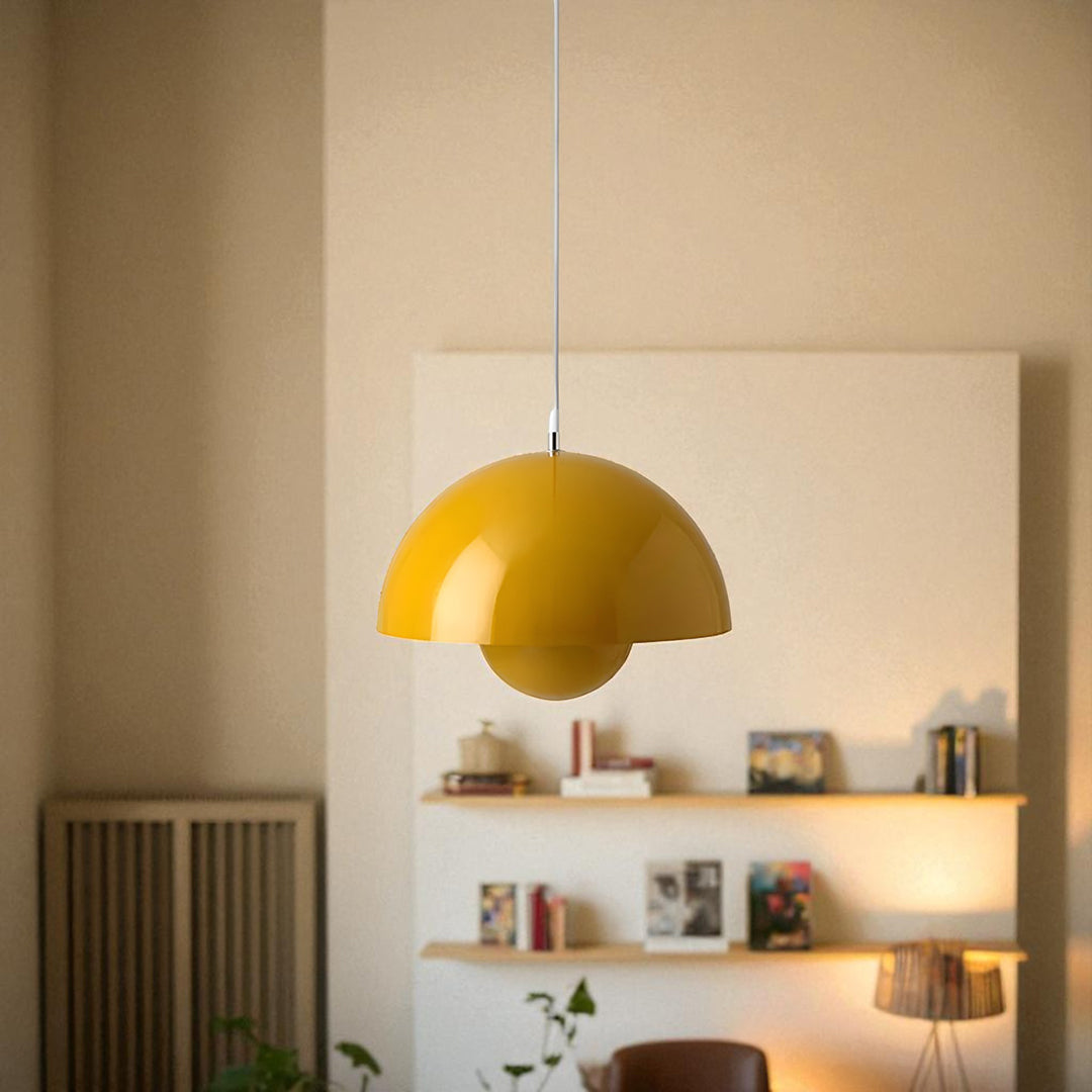 Duńska Lampa Wisząca | Kwiatowa Głowa Design
