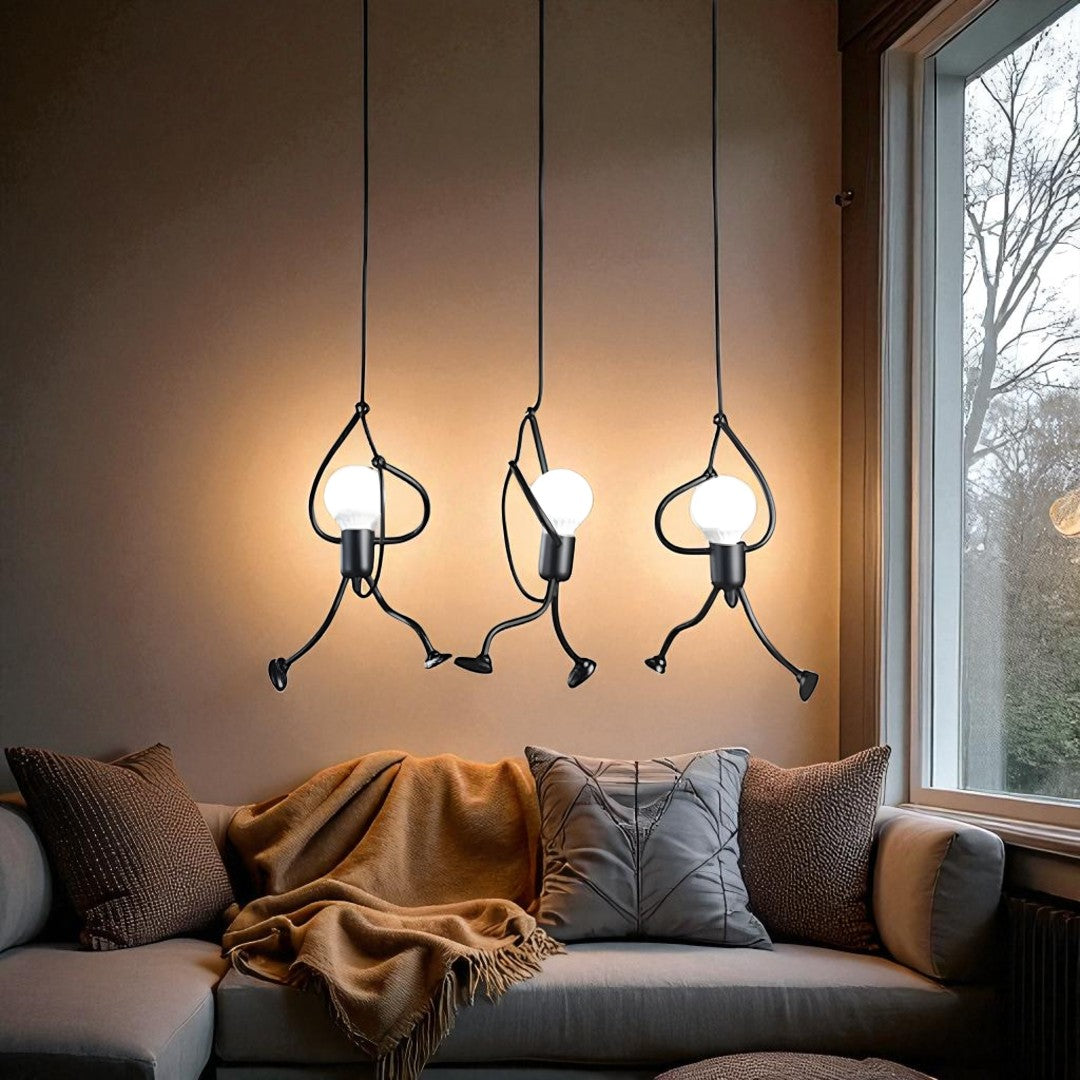 Lampa Wisząca W Stylu Retro Z Żelaza | Żelazny Design