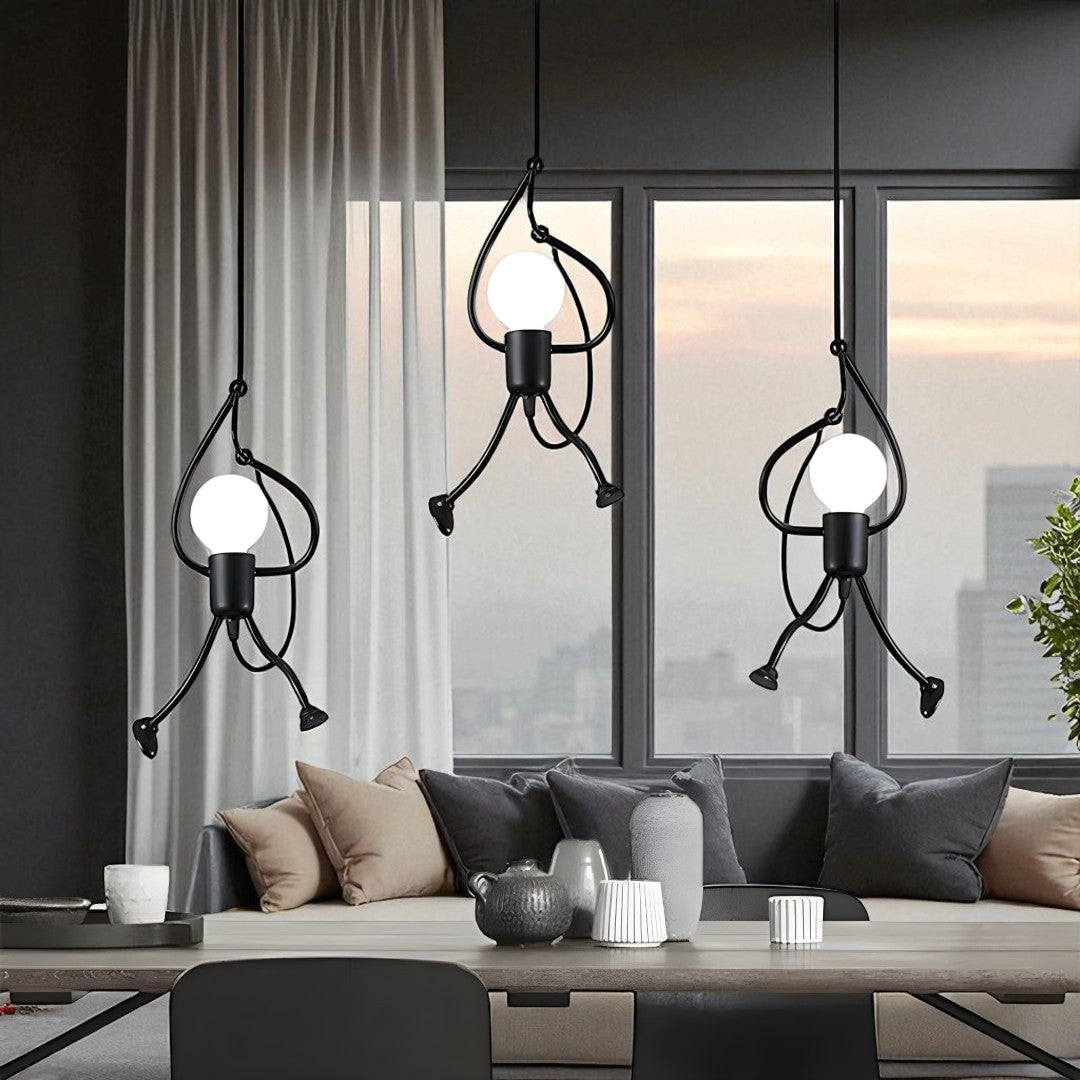 Lampa Wisząca W Stylu Retro Z Żelaza | Żelazny Design